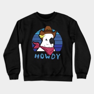 Aesthetic Howdy Sulphur Cockatoo Crewneck Sweatshirt